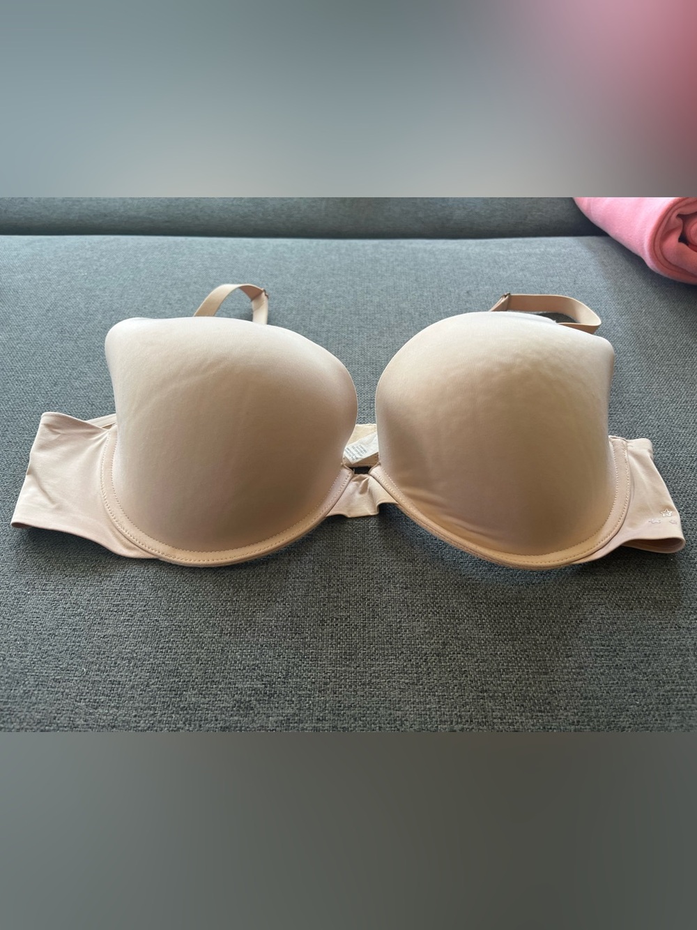 Aerie Real Me Full Coverage Bra 38C Nude Beige Lightly Lined